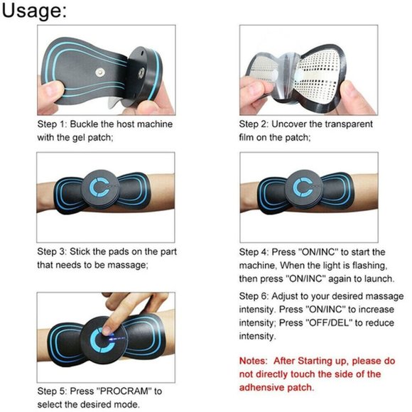 6 Modes Electric Neck Tens Unit Cervical Vertebra Massager Pain Relief D… - Picture 8 of 12